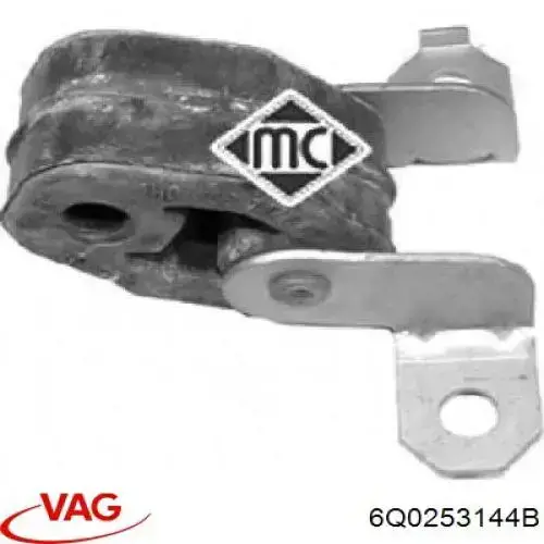 Poduszka mocowania tłumika 6Q0253144B VAG