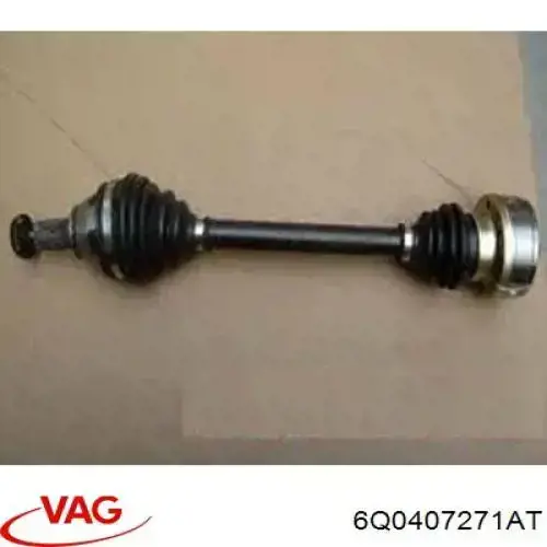 Półoś napędowa przednia lewa VAG 6Q0407271AT cena, od 39,73 USD