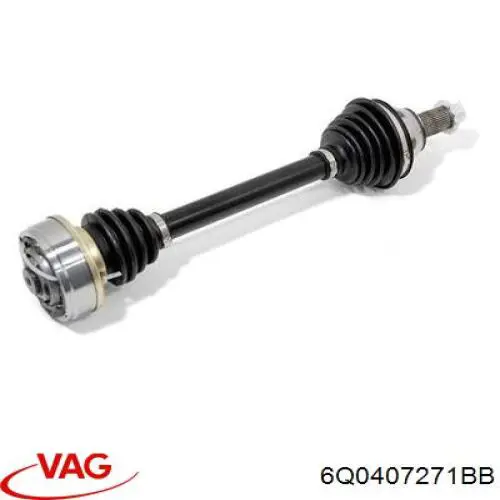 6Q0407271BB VAG Półoś napędowa przednia lewa