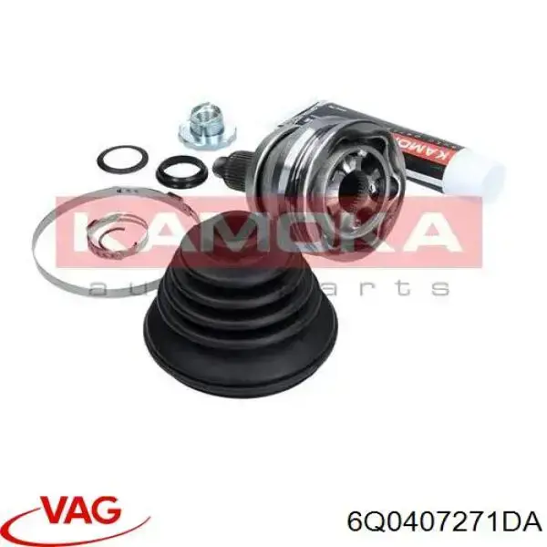 Półoś napędowa przednia lewa VAG 6Q0407271DA cena, od 93,64 USD