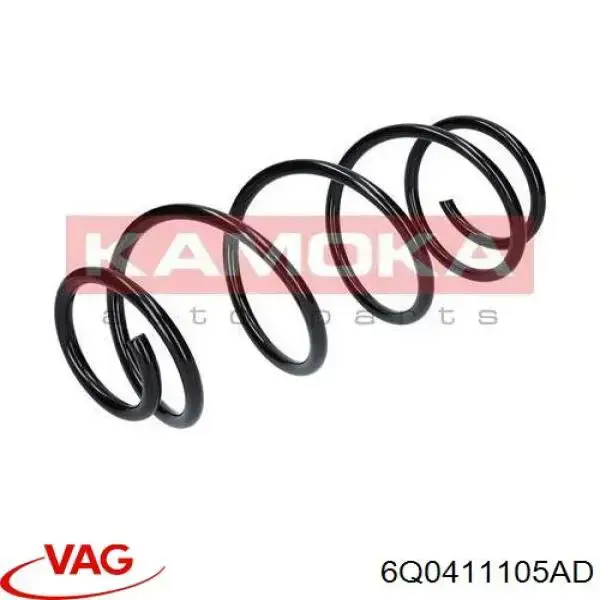 Sprężyna przednia VAG 6Q0411105AD