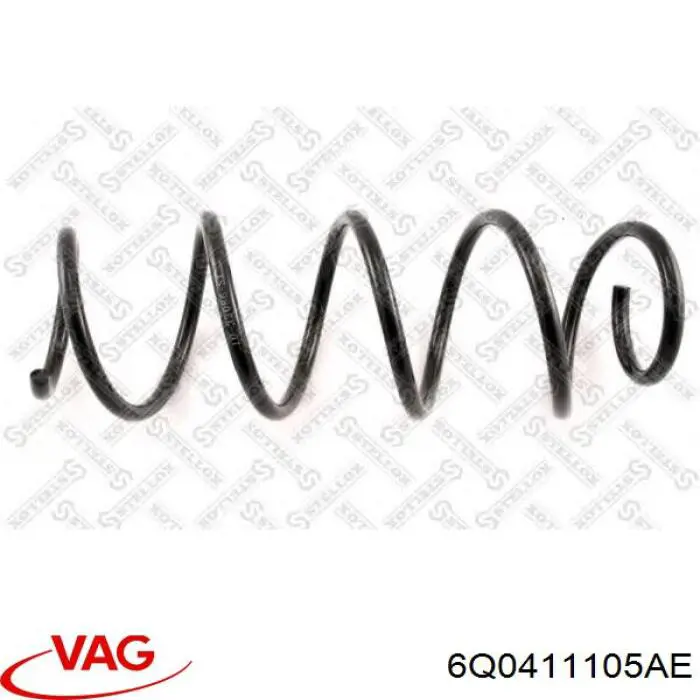 6Q0411105AE VAG Sprężyna przednia