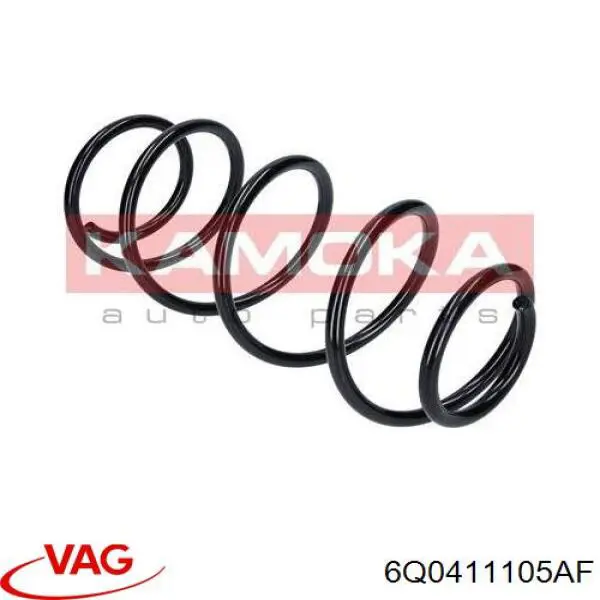 Sprężyna przednia 6Q0411105AF VAG