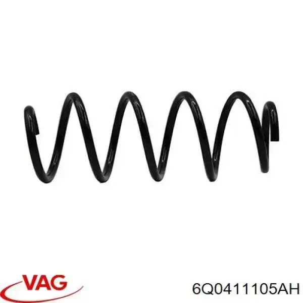 Sprężyna przednia VAG 6Q0411105AH cena, od 19,09 USD