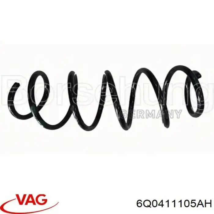 Do koszyka 6Q0411105AH VAG Sprężyna przednia