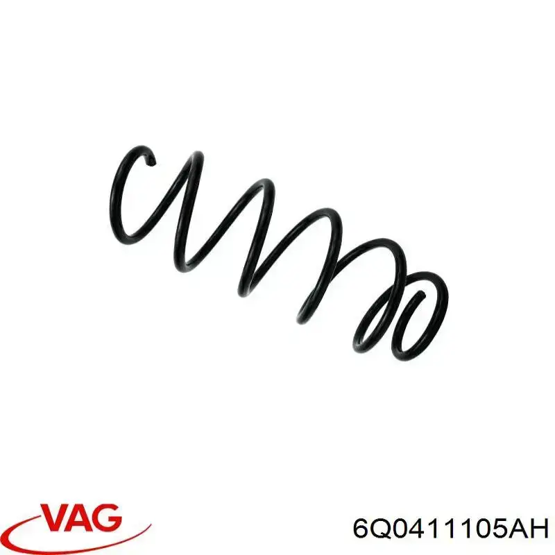 Sprężyna przednia 6Q0411105AH VAG
