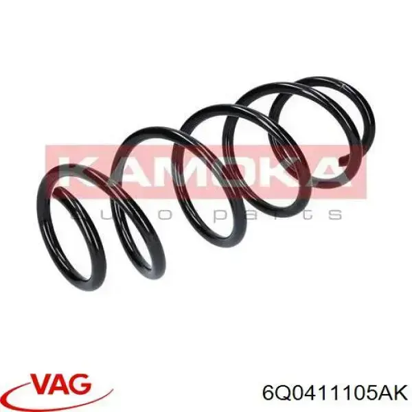 Do koszyka 6Q0411105AK VAG Sprężyna przednia