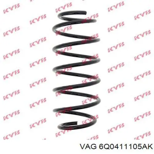 Sprężyna przednia VAG 6Q0411105AK