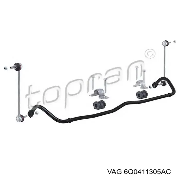 Do koszyka 6Q0411305AC VAG Stabilizator przedni