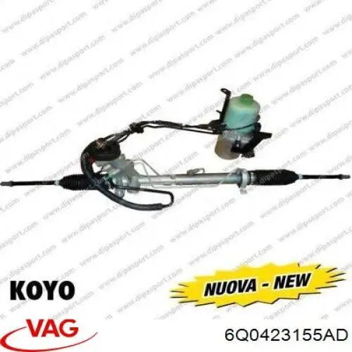 Do koszyka 6Q0423155AD VAG Pompa wspomagania hydraulicznego kierownicy