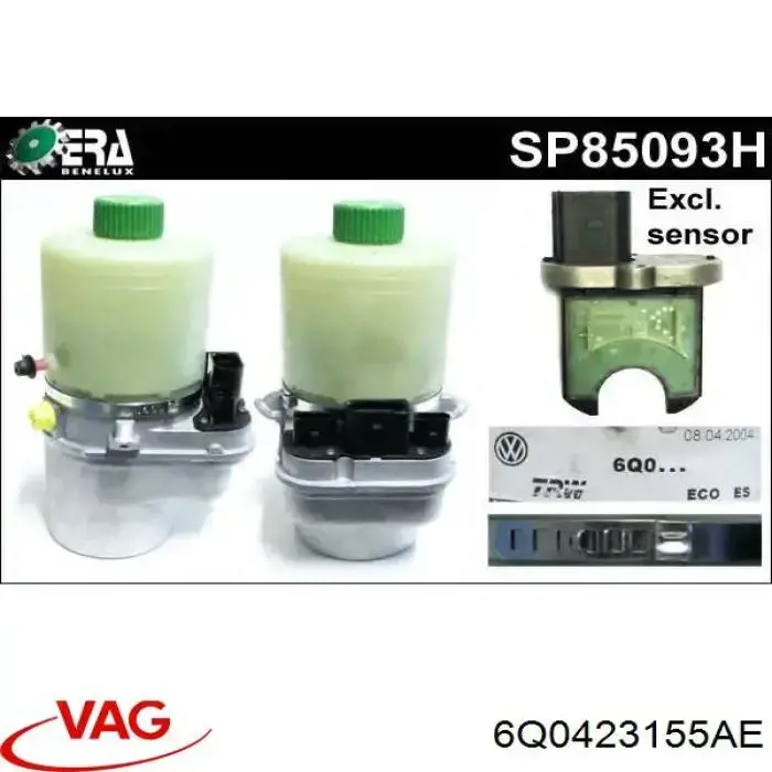 6Q0423155AE VAG Pompa wspomagania hydraulicznego kierownicy