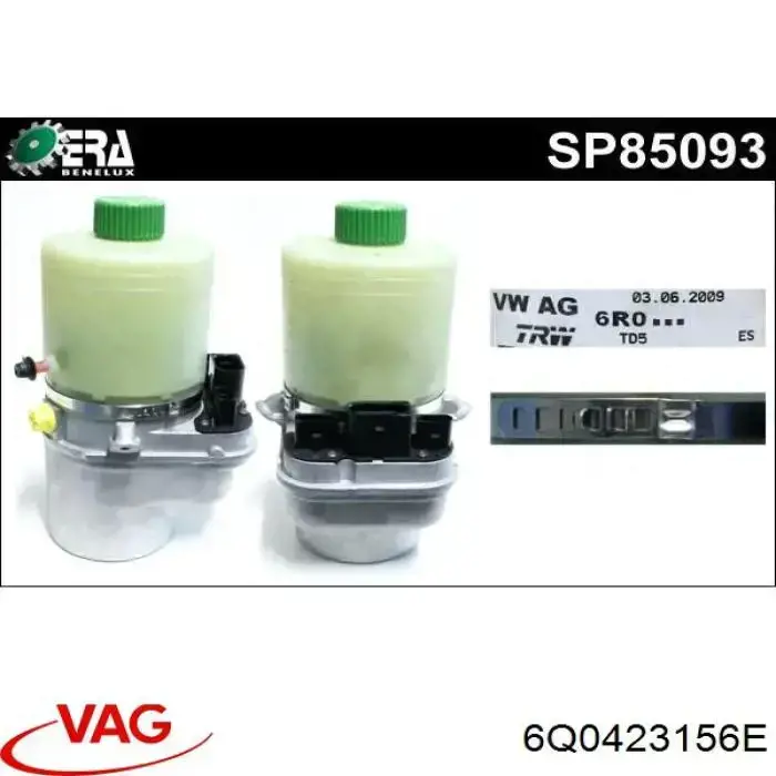 6Q0423156E VAG Pompa wspomagania hydraulicznego kierownicy