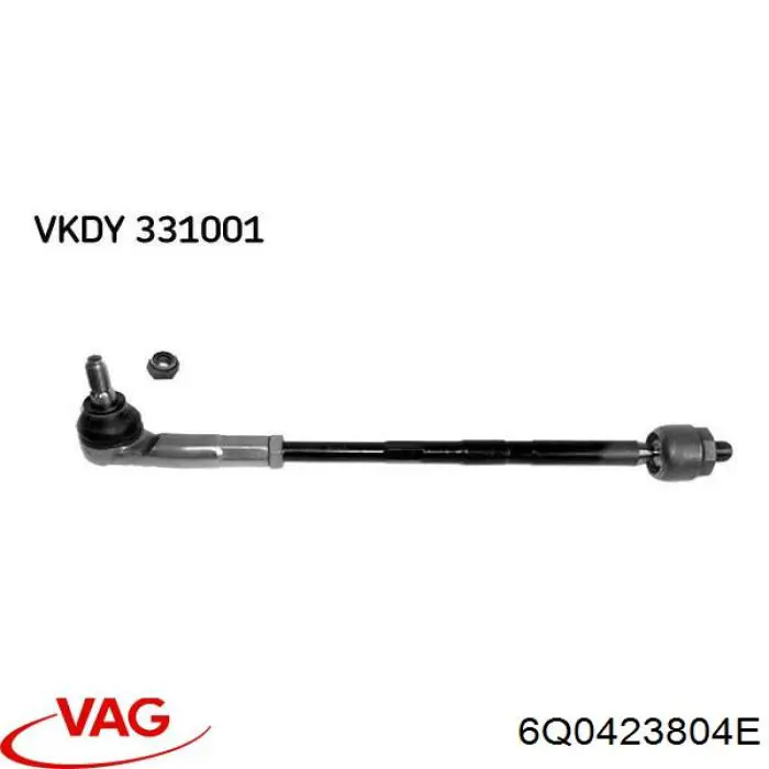 Do koszyka 6Q0423804E VAG Drążek kierowniczy prawy, kompletny