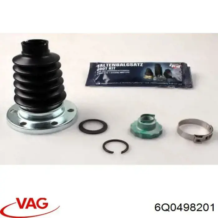 Osłona przegubu homokinetycznego półosi przedniej wewnętrzna VAG 6Q0498201 cena, od 9,60 USD