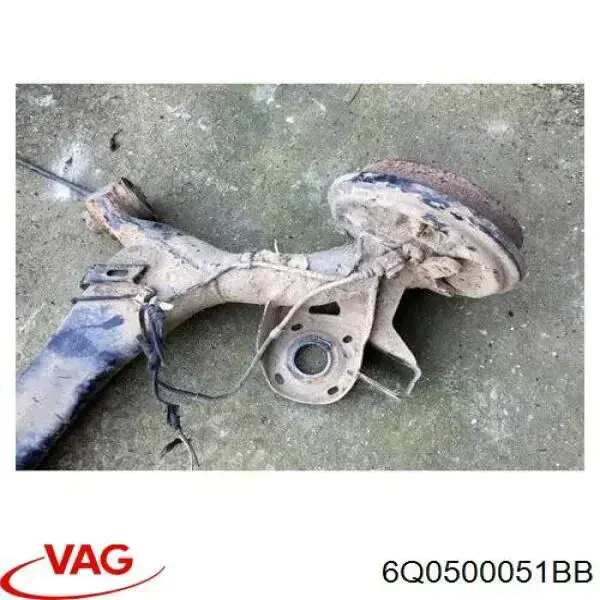 6Q0500051BB VAG Korpus osi tylnej