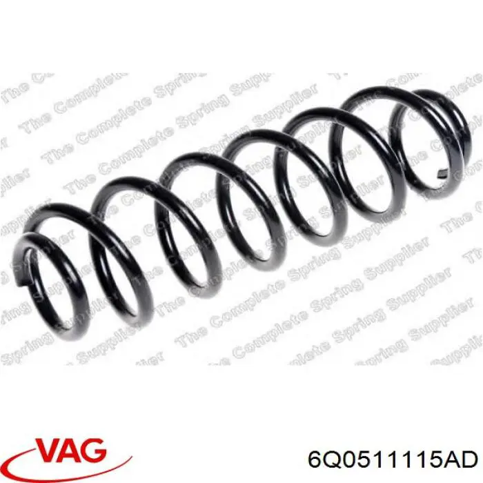 Do koszyka 6Q0511115AD VAG Sprężyna tylna
