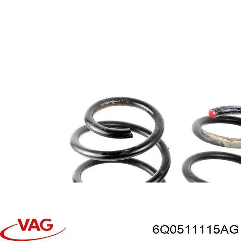 6Q0511115AG VAG Sprężyna tylna