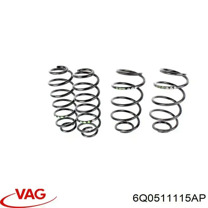 Sprężyna tylna VAG 6Q0511115AP cena, od 267,83 USD