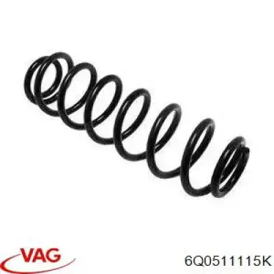 6Q0511115K VAG Sprężyna tylna