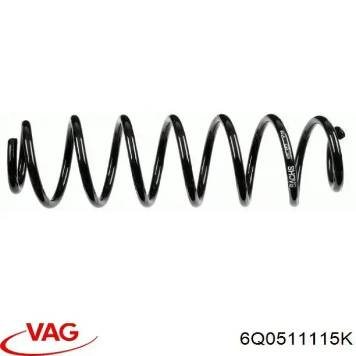 Sprężyna tylna VAG 6Q0511115K cena, od 25,75 USD