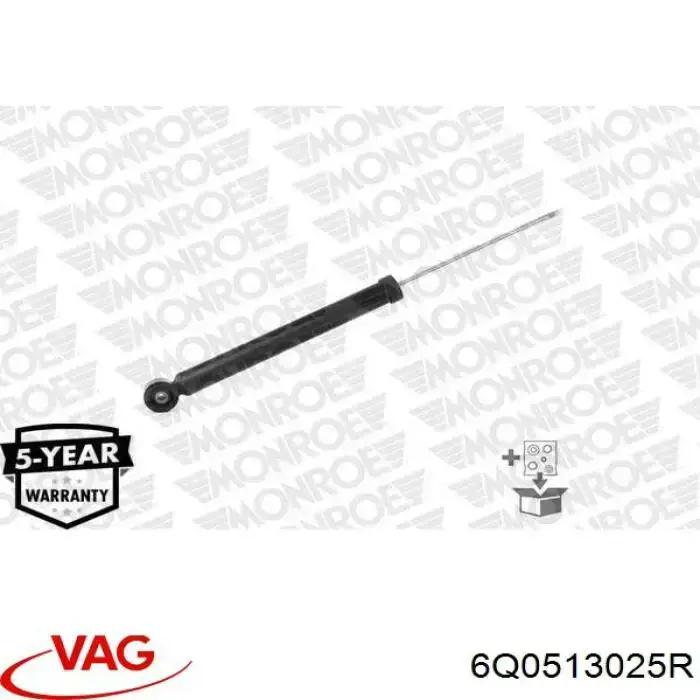 Amortyzator tylny VAG 6Q0513025R cena, od 78,08 USD