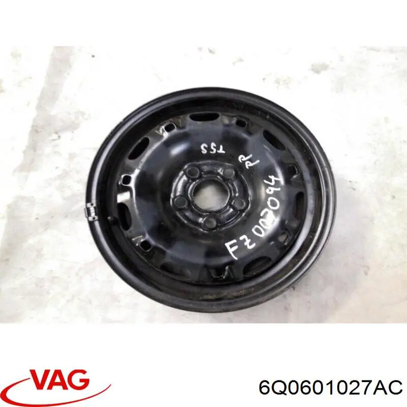 6Q0601027AC VAG Felgi stalowe (kute)