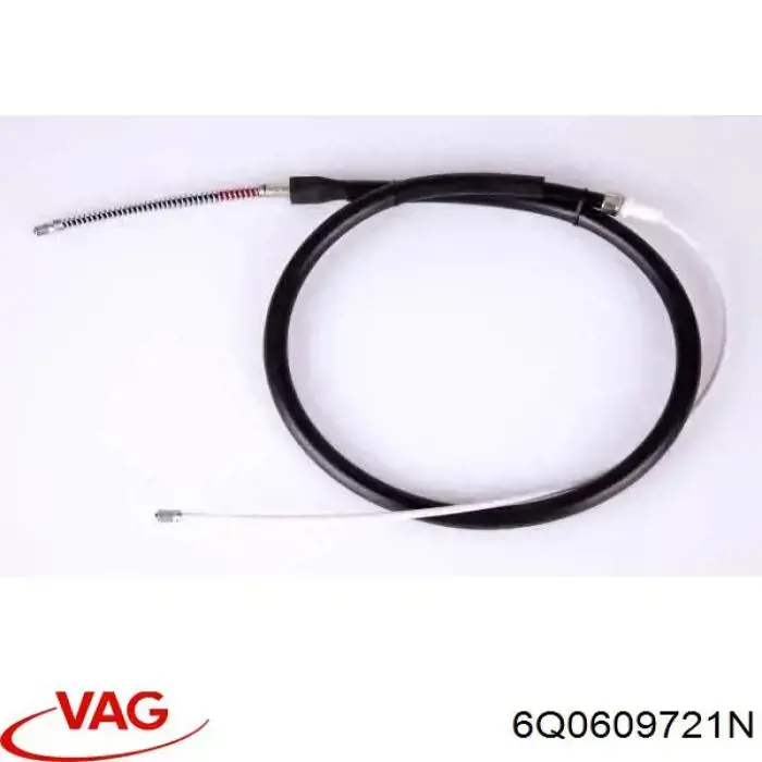 6Q0609721N VAG Linka hamulca ręcznego tylna prawa/lewa