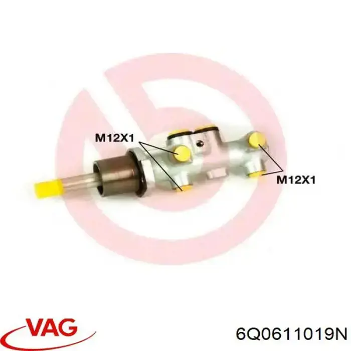 Główny cylinder hamulców VAG 6Q0611019N cena, od 45,97 USD