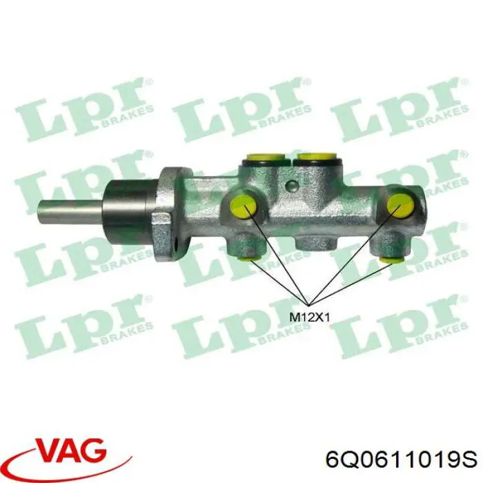 Główny cylinder hamulców VAG 6Q0611019S cena, od 47,67 USD