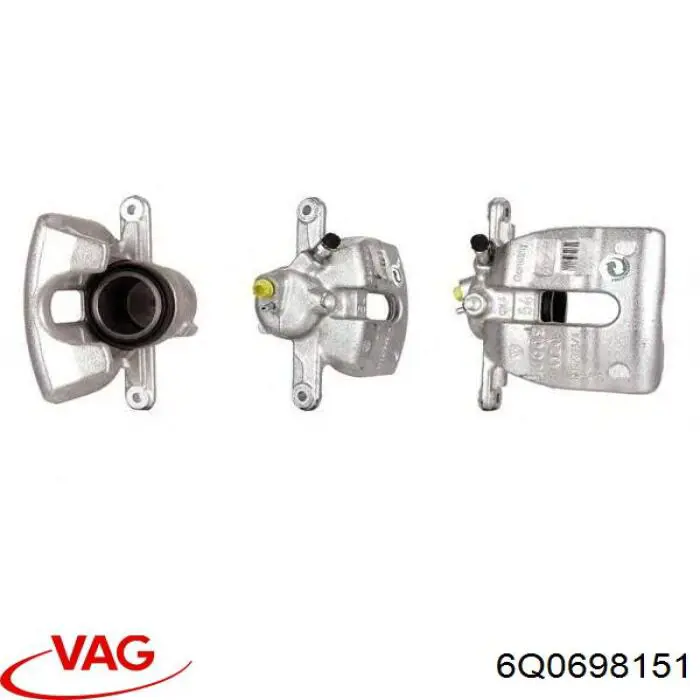 Klocki hamulcowe przednie tarczowe VAG 6Q0698151 cena, od 43,90 USD