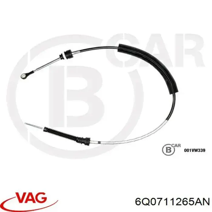 6Q0711265AN VAG Linka zmiany biegów