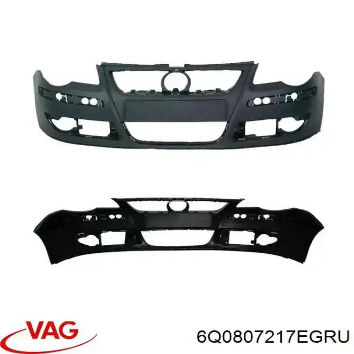 Zderzak przedni VAG 6Q0807217EGRU cena, od 73,47 USD