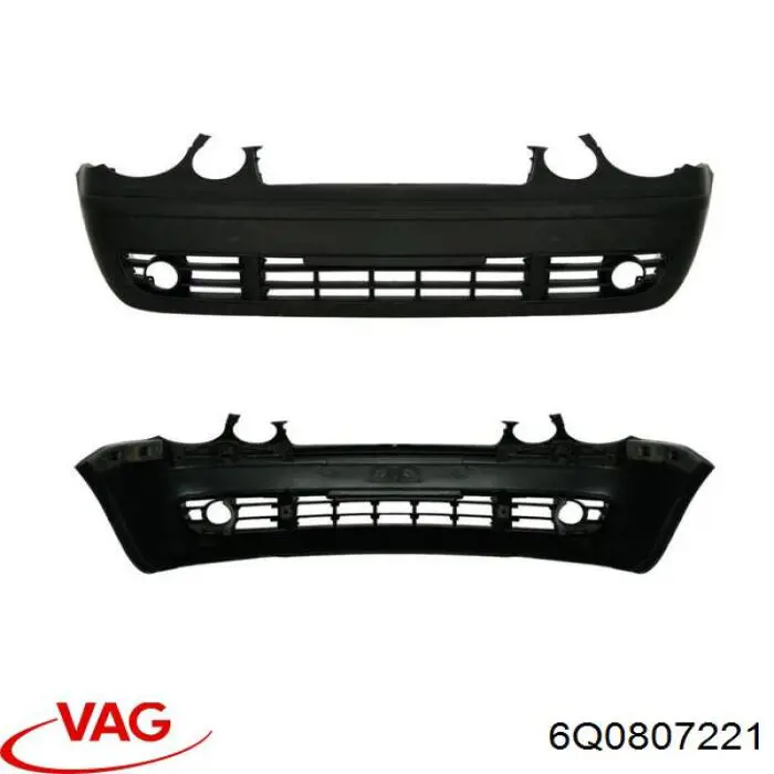 Zderzak przedni VAG 6Q0807221 cena, od 263,99 USD