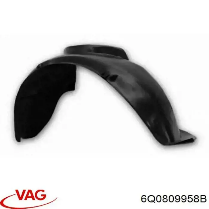 Do koszyka 6Q0809958B VAG Nadkole błotnika przedniego prawe
