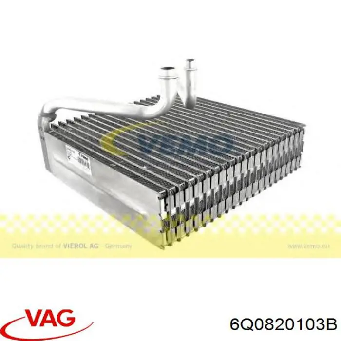 Parownik klimatyzacji VAG 6Q0820103B cena, od 72,73 USD