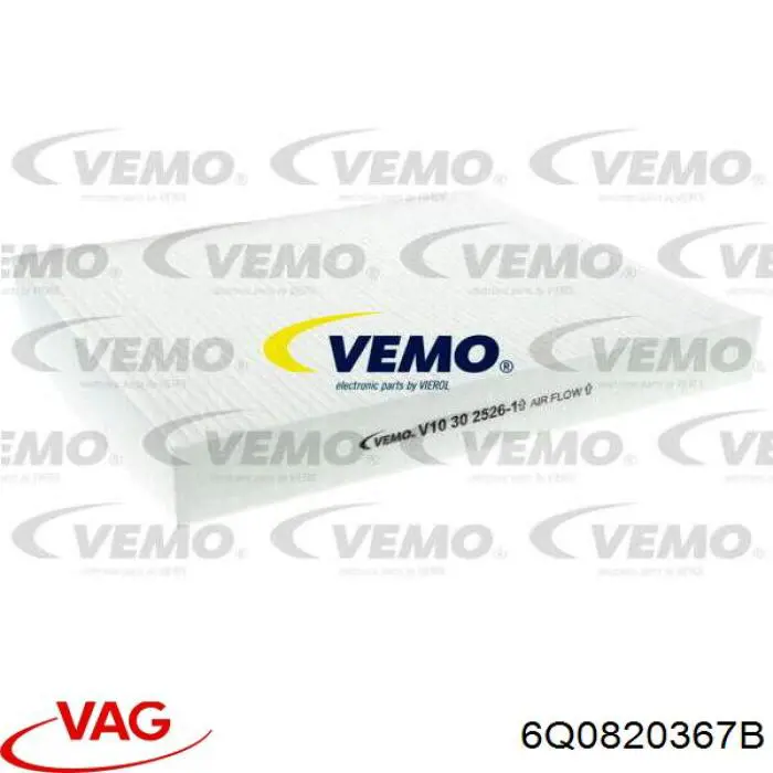 Filtr kabiny VAG 6Q0820367B