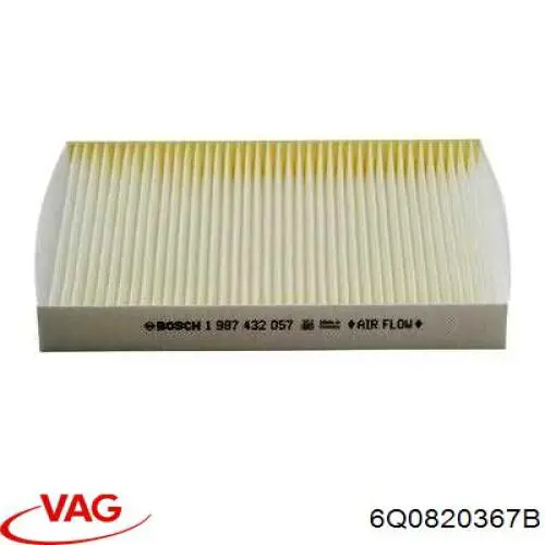 6Q0820367B VAG Filtr kabiny