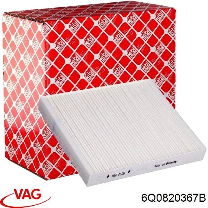 Filtr kabiny VAG 6Q0820367B cena, od 9,60 USD