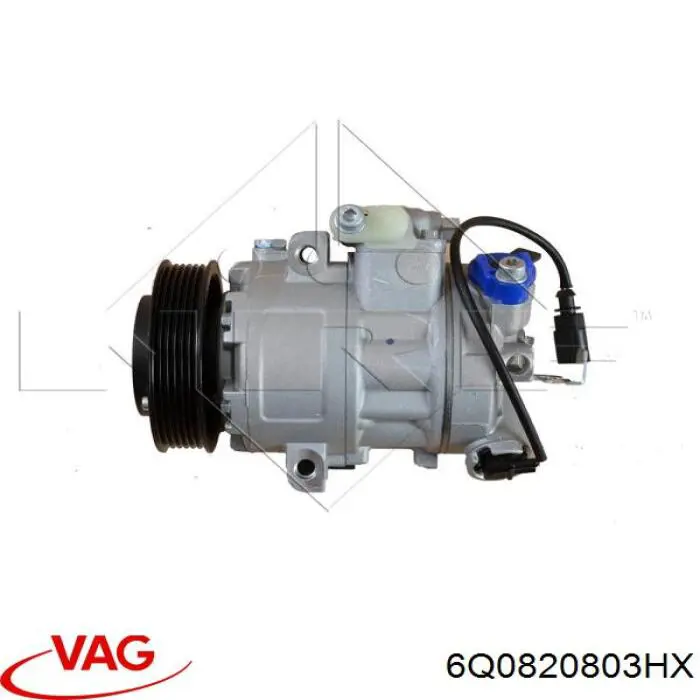 Sprężarka klimatyzacji VAG 6Q0820803HX cena, od 30,42 USD