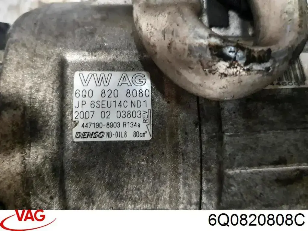 6Q0820808C VAG Sprężarka klimatyzacji