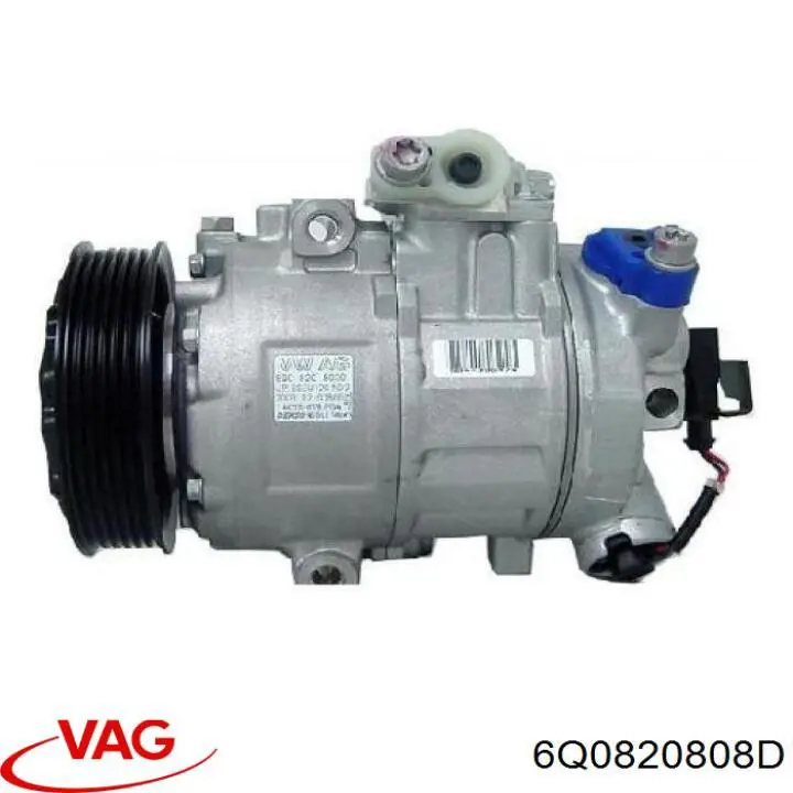 6Q0820808D VAG Sprężarka klimatyzacji