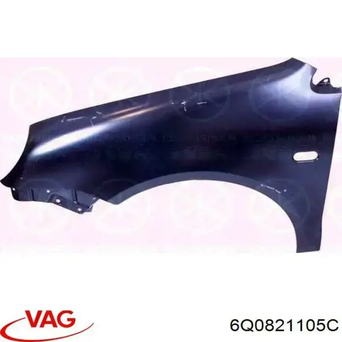 Błotnik przedni lewy VAG 6Q0821105C cena, od 60,77 USD