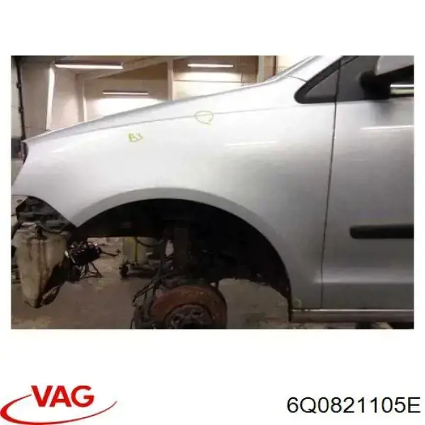 Do koszyka 6Q0821105E VAG Błotnik przedni lewy