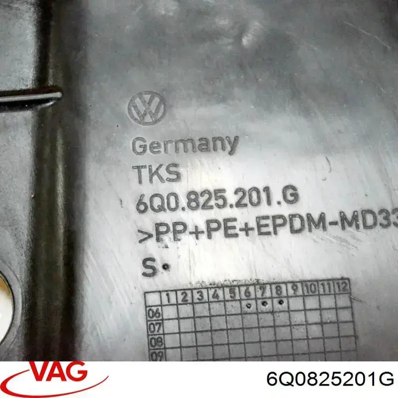 Osłona podwozia lewa VAG 6Q0825201G cena, od 43,30 USD