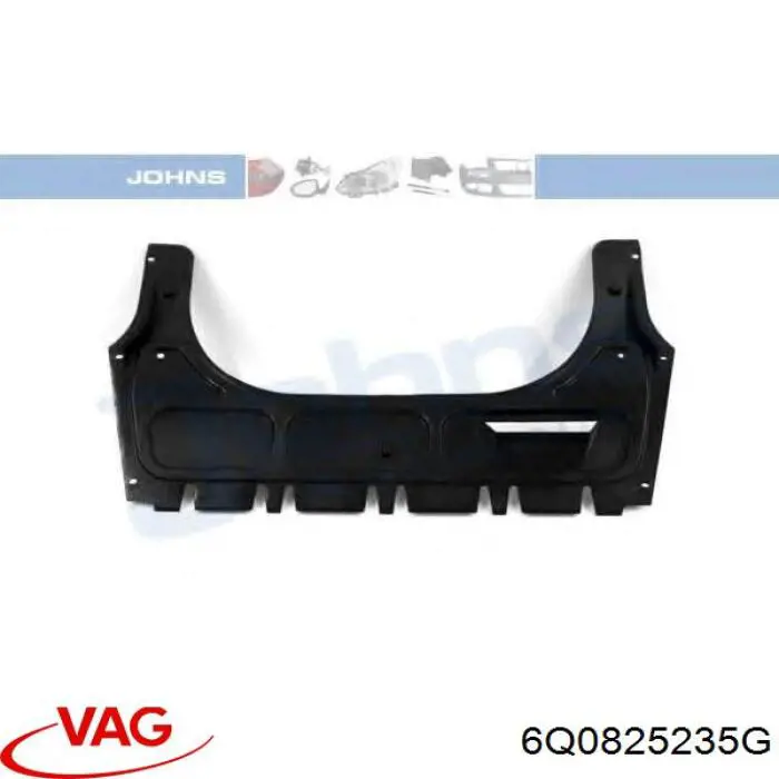 Osłona silnika, miski (przedziału silnika) VAG 6Q0825235G cena, od 31,37 USD