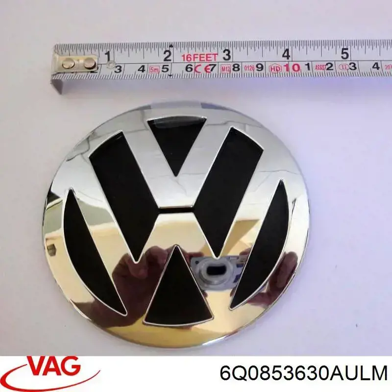 Do koszyka 6Q0853630FDY VAG Emblemat na klapę bagaznika (znaczek firmowy)