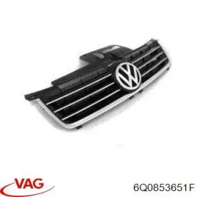 Atrapa chłodnicy VAG 6Q0853651F cena, od 30,60 USD