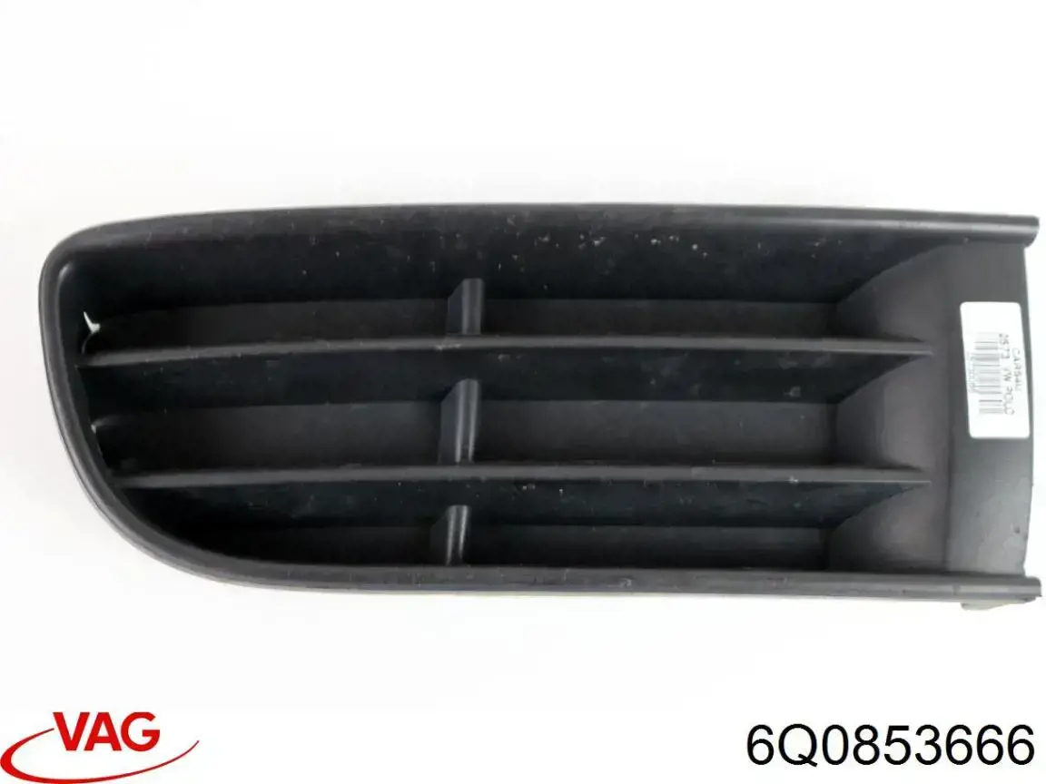 6Q0853666 VAG Kratka zderzaka przedniego prawa