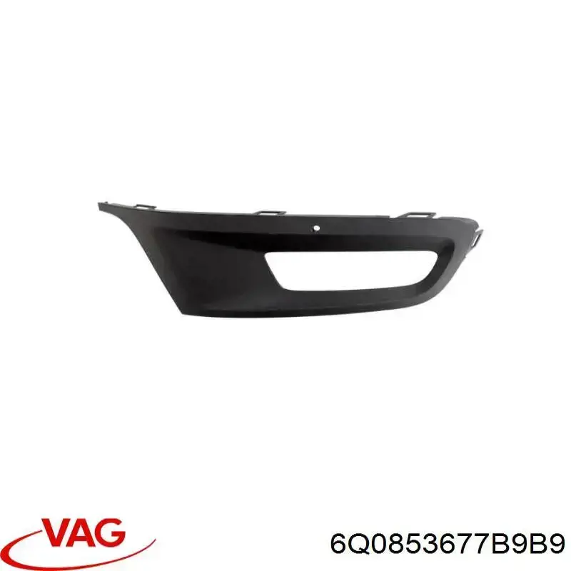 Kratka zderzaka przedniego środkowa VAG 6Q0853677B9B9 cena, od 11,27 USD