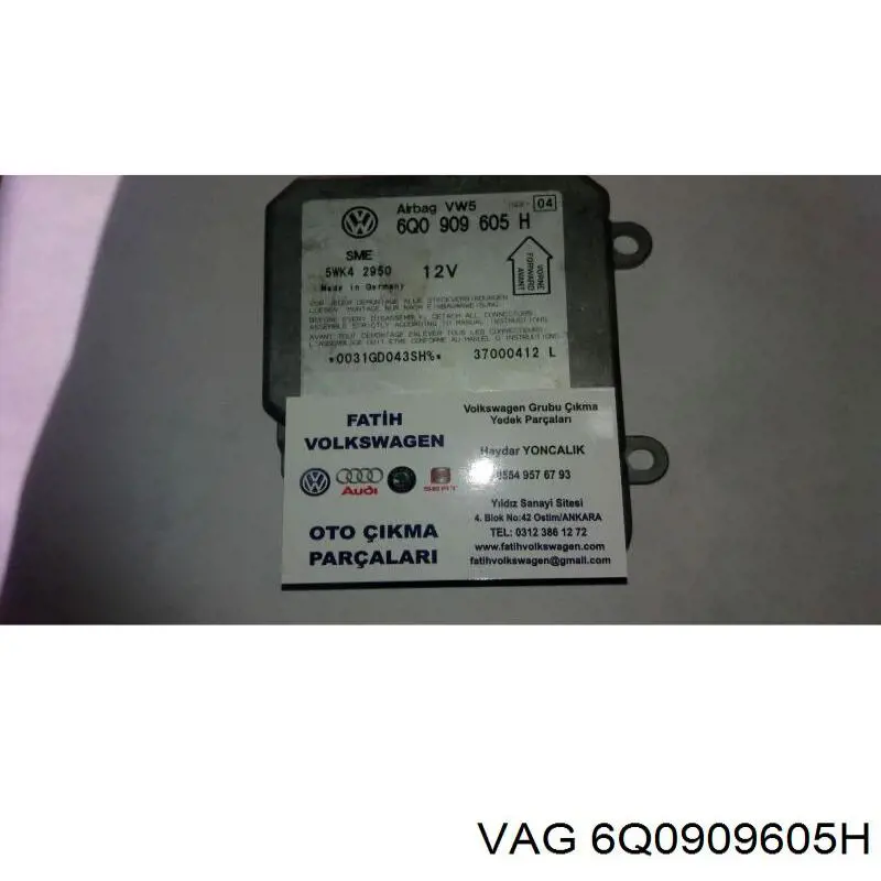  VAG 6Q0909605H